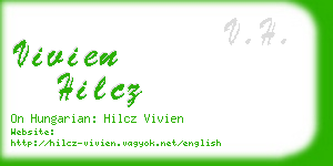 vivien hilcz business card